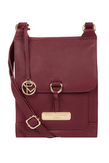 Pure Luxuries London Naomi Leather Cross-Body Bag