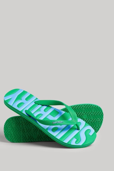 Superdry Green Vegan Flip Flops