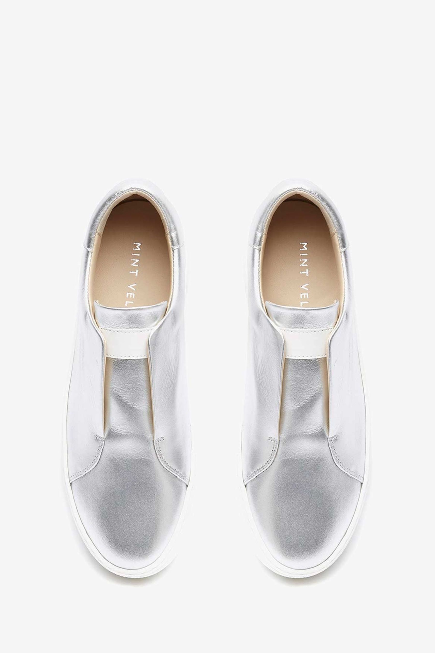 Mint velvet silver deals trainers