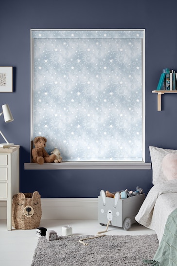 Cloud Blue Moon Made To Measure Roller Blind