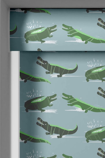 River Blue Crocs Made To Measure Roller Blind