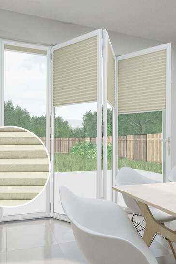 Ecru Cream Made to Measure Honeycomb Textured Blackout Perfect Fit Blinds