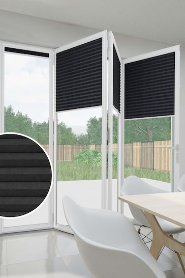 Charcoal Grey Made to Measure Honeycomb Textured Daylight Perfect Fit Blinds