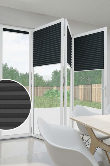 Storm Grey Made to Measure Honeycomb Textured Daylight Perfect Fit Blinds
