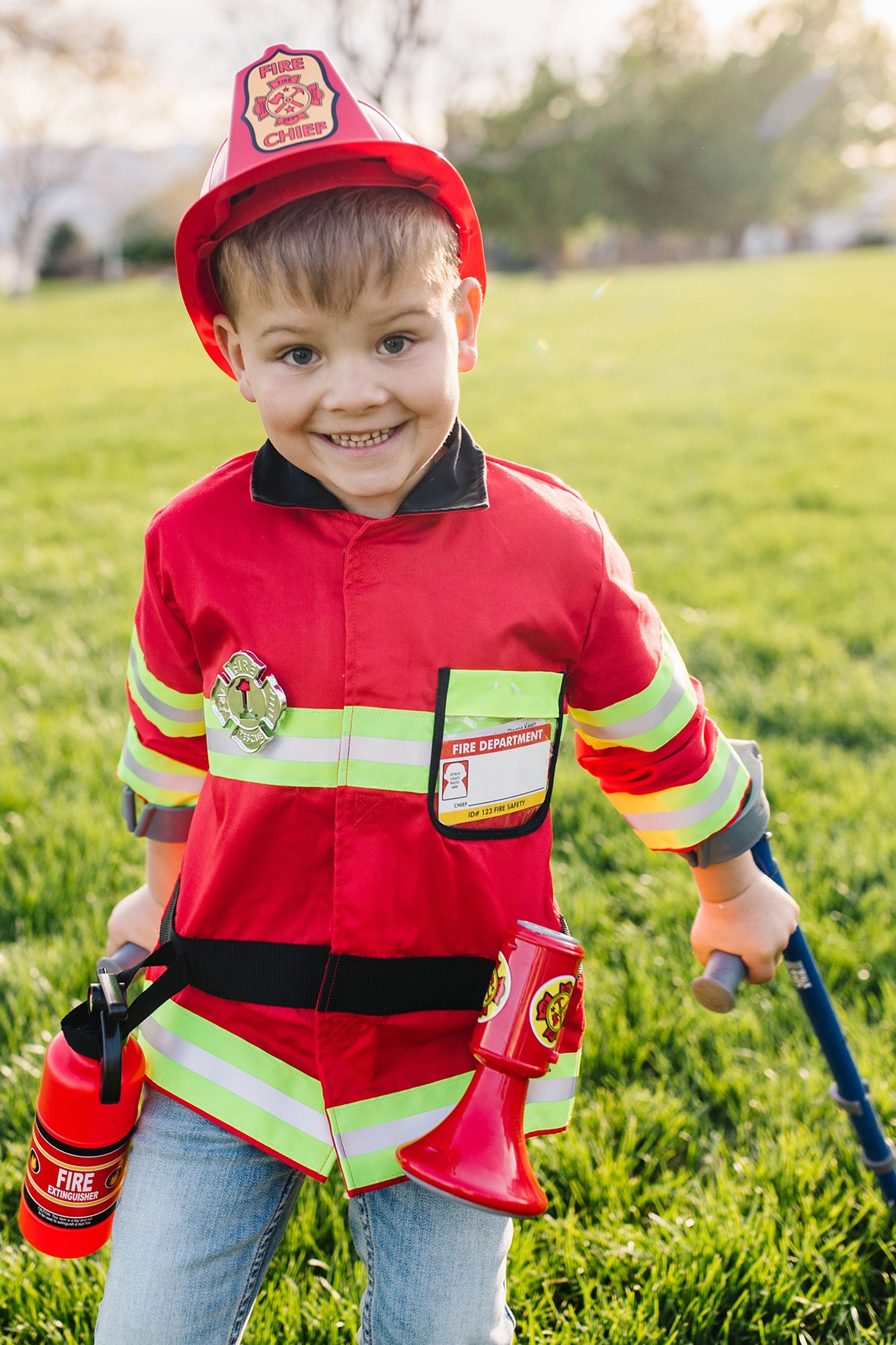 Melissa and store doug firefighter costume