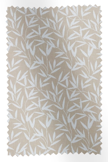 Laura Ashley Natural Willow Leaf Fabric By The Metre