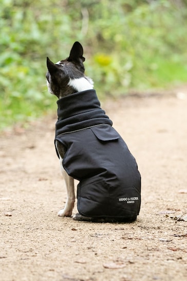 Hugo & Hudson Black Thermal Dog Jacket