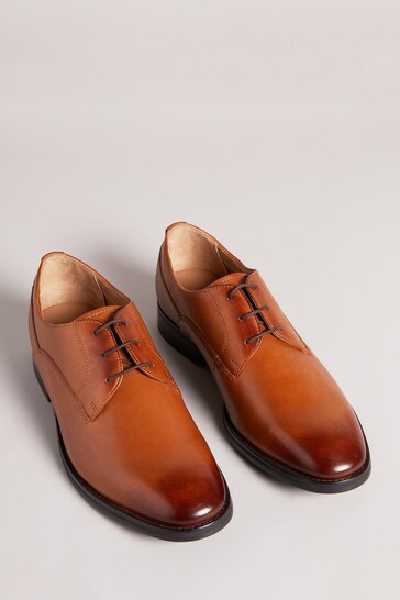 Ted Baker Light Brown Kampten Formal Leather Derby Shoes