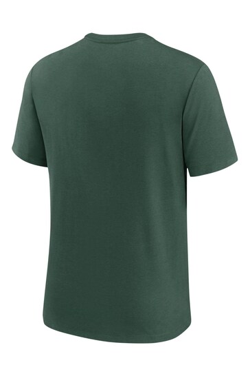 Nike Green NFL Fanatics Green Bay Packers Impact Tri-Blend T-Shirt