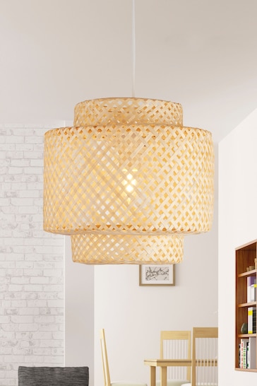 Searchlight Natural Emma Bamboo Shade