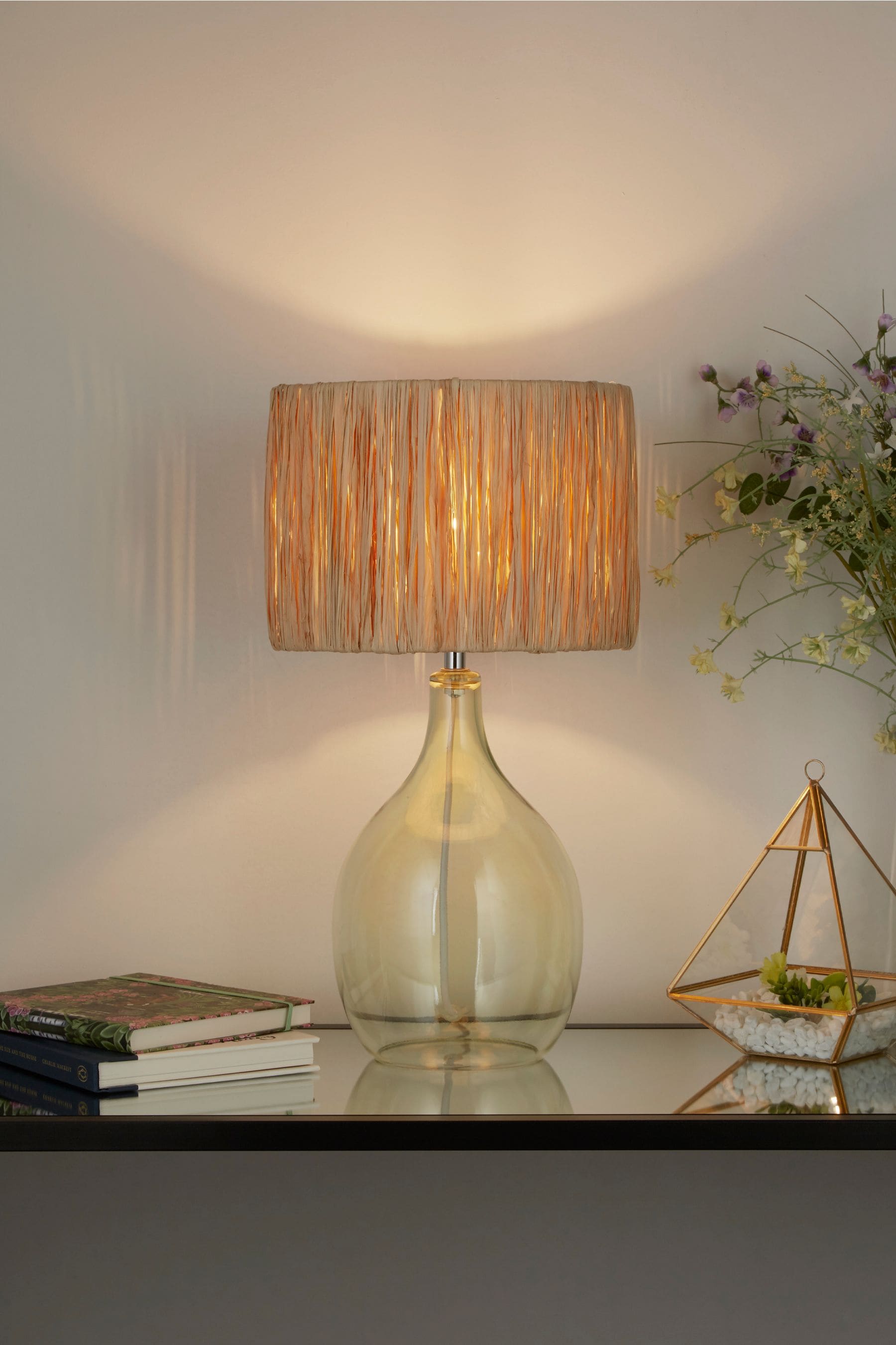 Raffia table lamp shade new arrivals