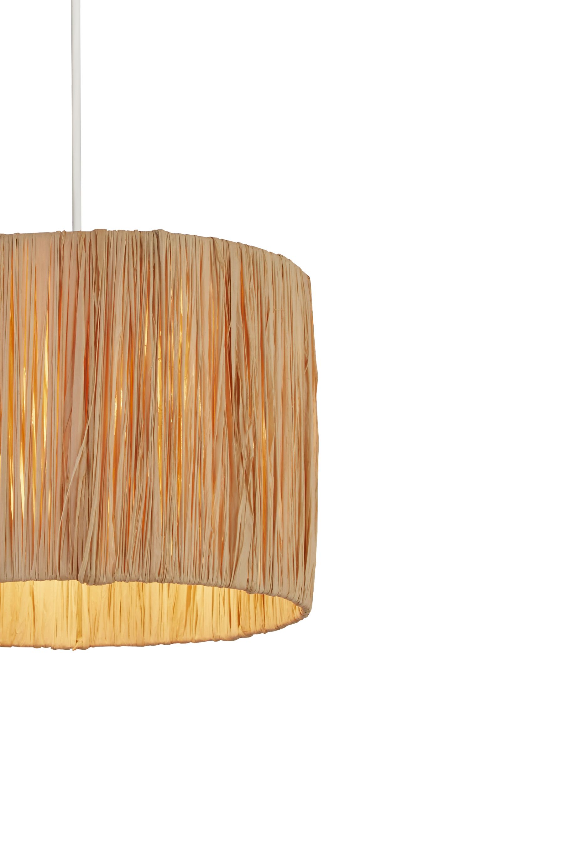 Raffia lampshade on sale