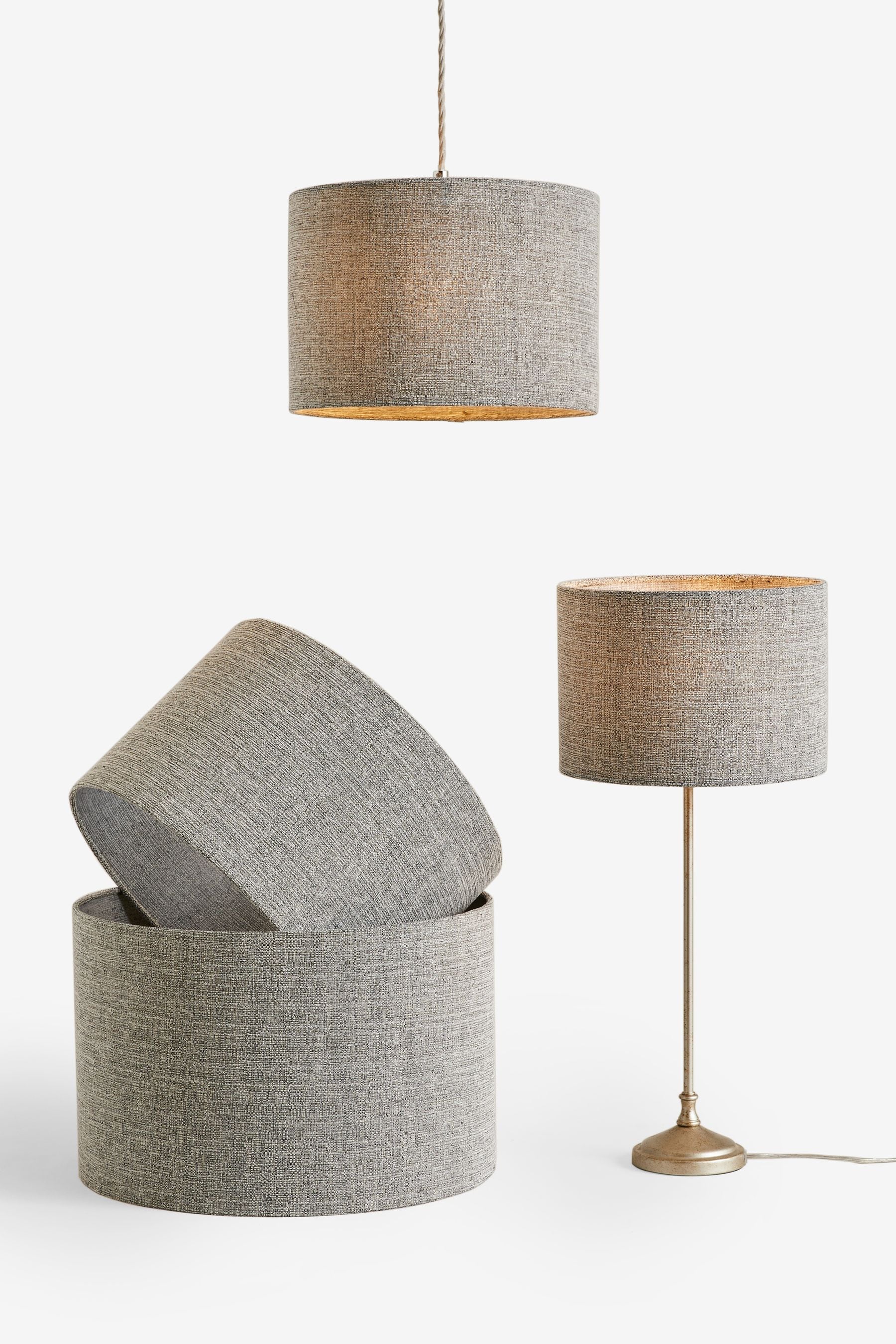 Next grey sales lamp shades