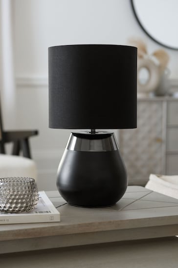 Black Kit Touch Table Lamp