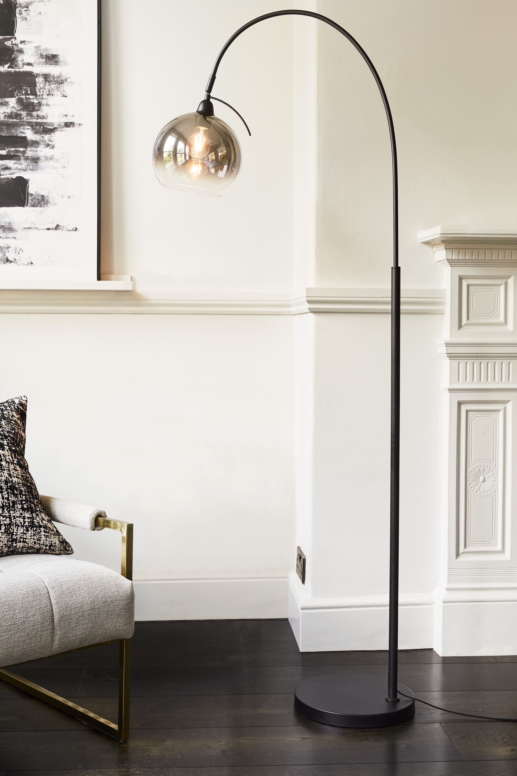 Next roseville shop floor lamp