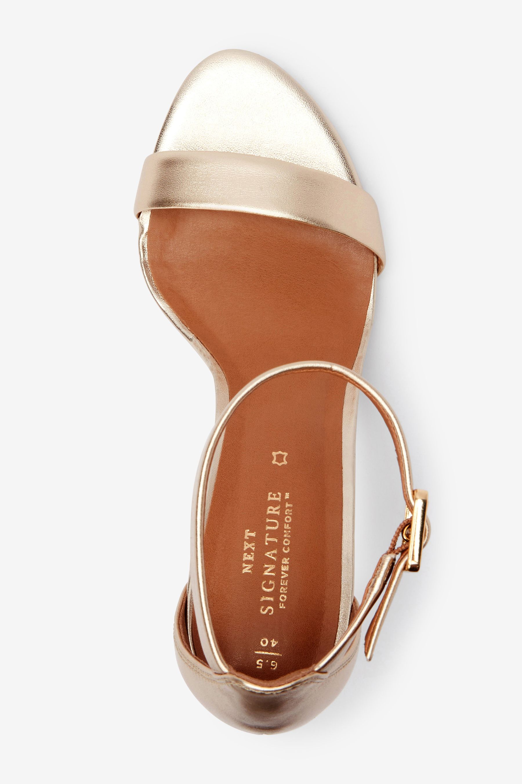 Next gold discount sandals shoes
