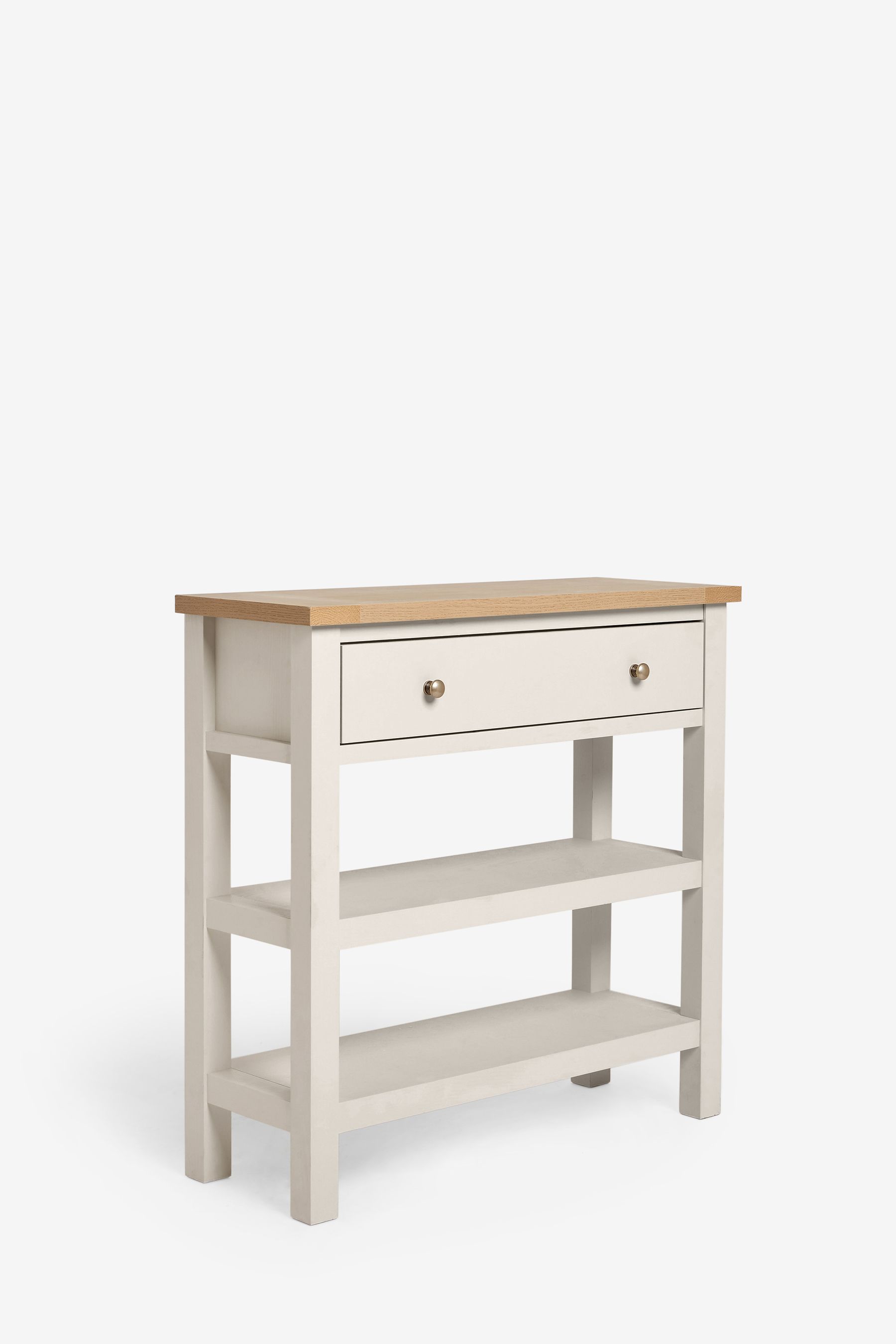 Next oak sale console table