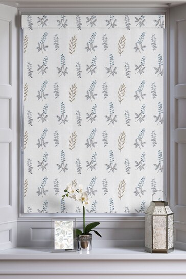 Sanderson Blue Bilberry Made To Measure Roman Blind