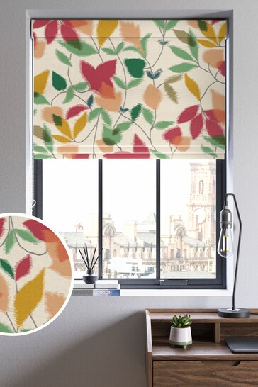 Scion Red Akira Made To Measure Roman Blind