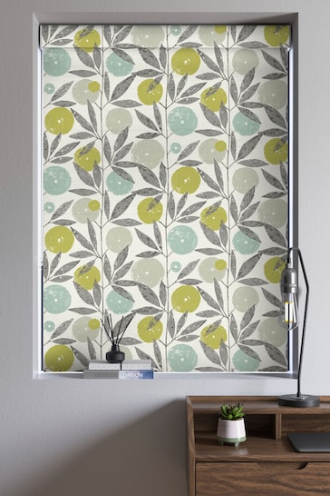 Scion Grey Blomma Made To Measure Roman Blind