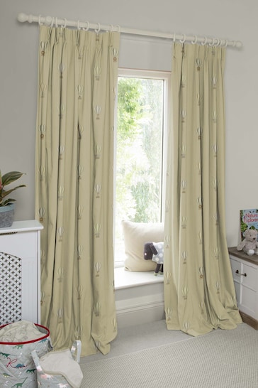 Sophie Allport Gold Bears and Balloons Made To Measure Curtains