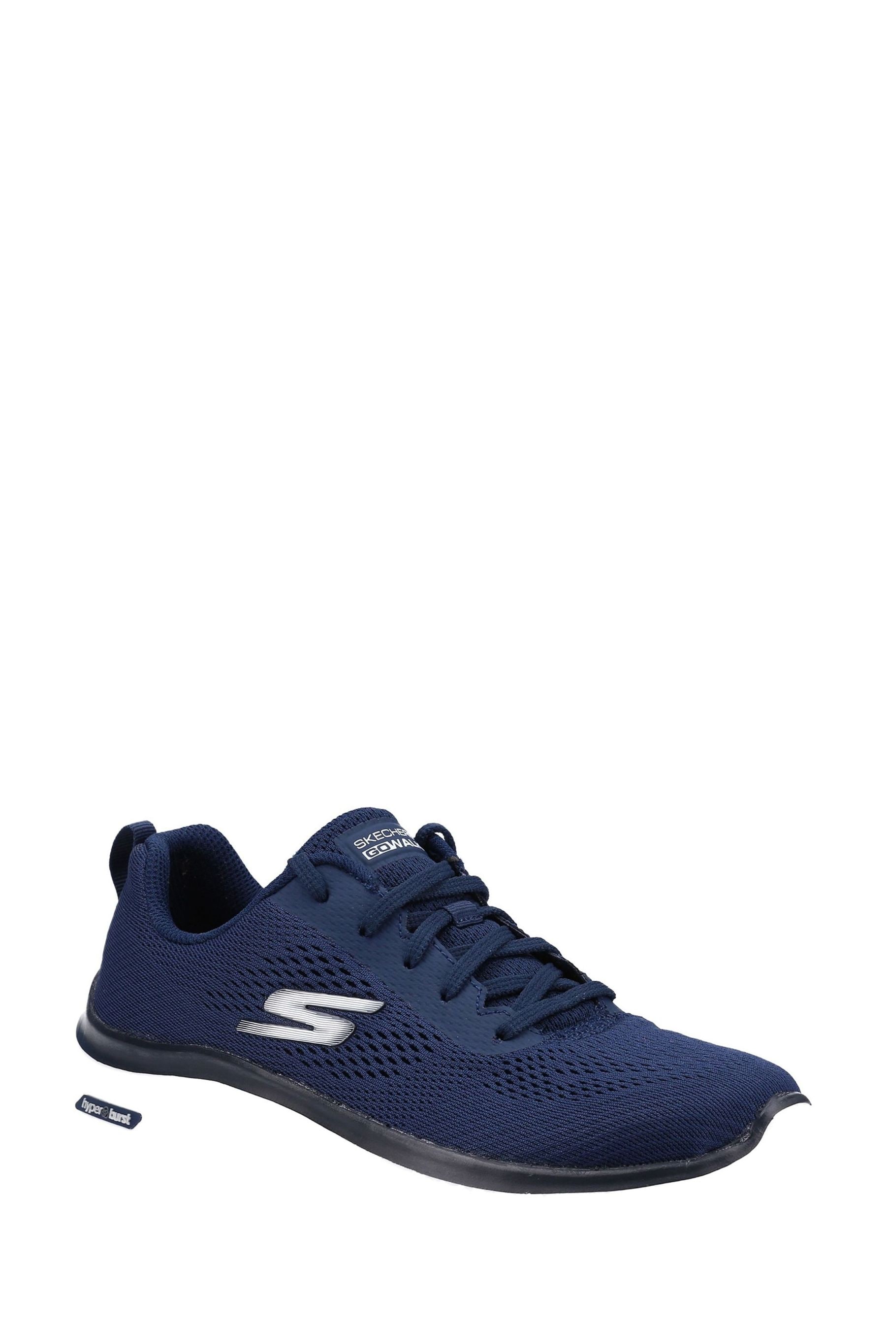 Buy Skechers Blue GOwalk Hyper Burst Womens Shoes from the Next UK
