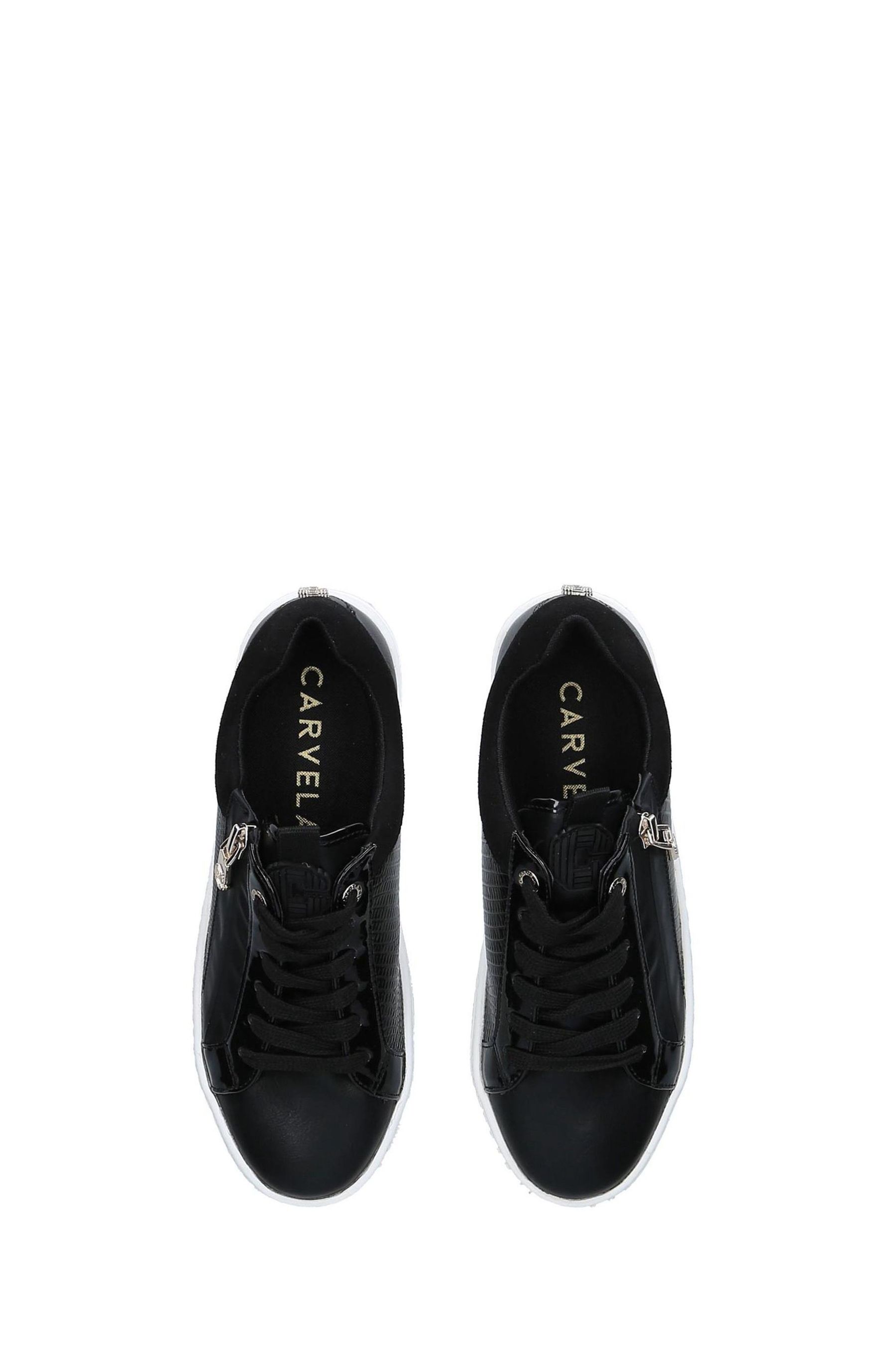 Carvela Black Junior Zip Trainers