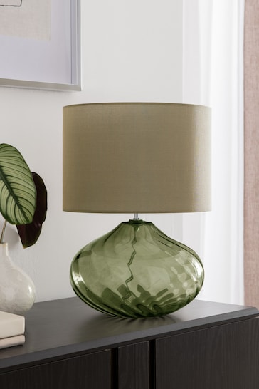 Green Freya Table Lamp