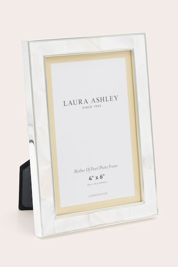 Laura Ashley Natural Mother Of Pearl Picture Frame