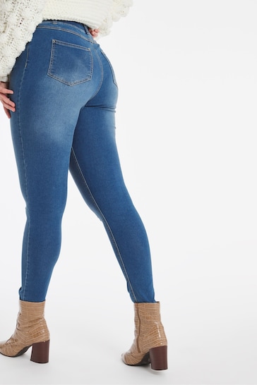Simply Be Mid Blue New Amber Jeggings