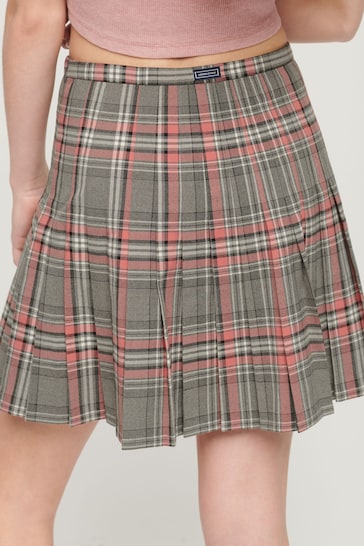 Superdry Natural Check Mini Skirt