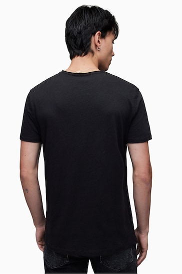 AllSaints Black Figure Short-Sleeve Crew T-Shirt