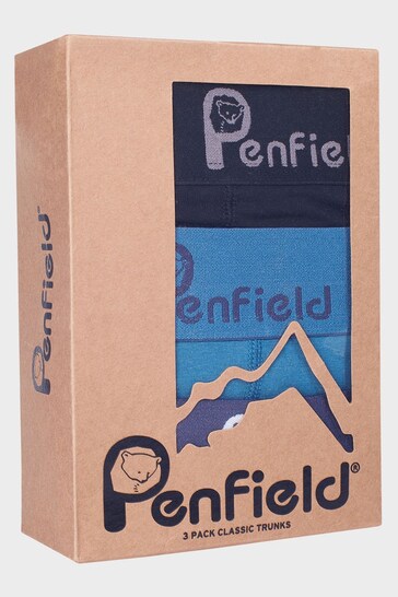 Penfield Blue Enfield Bear Boxers 3 Pack