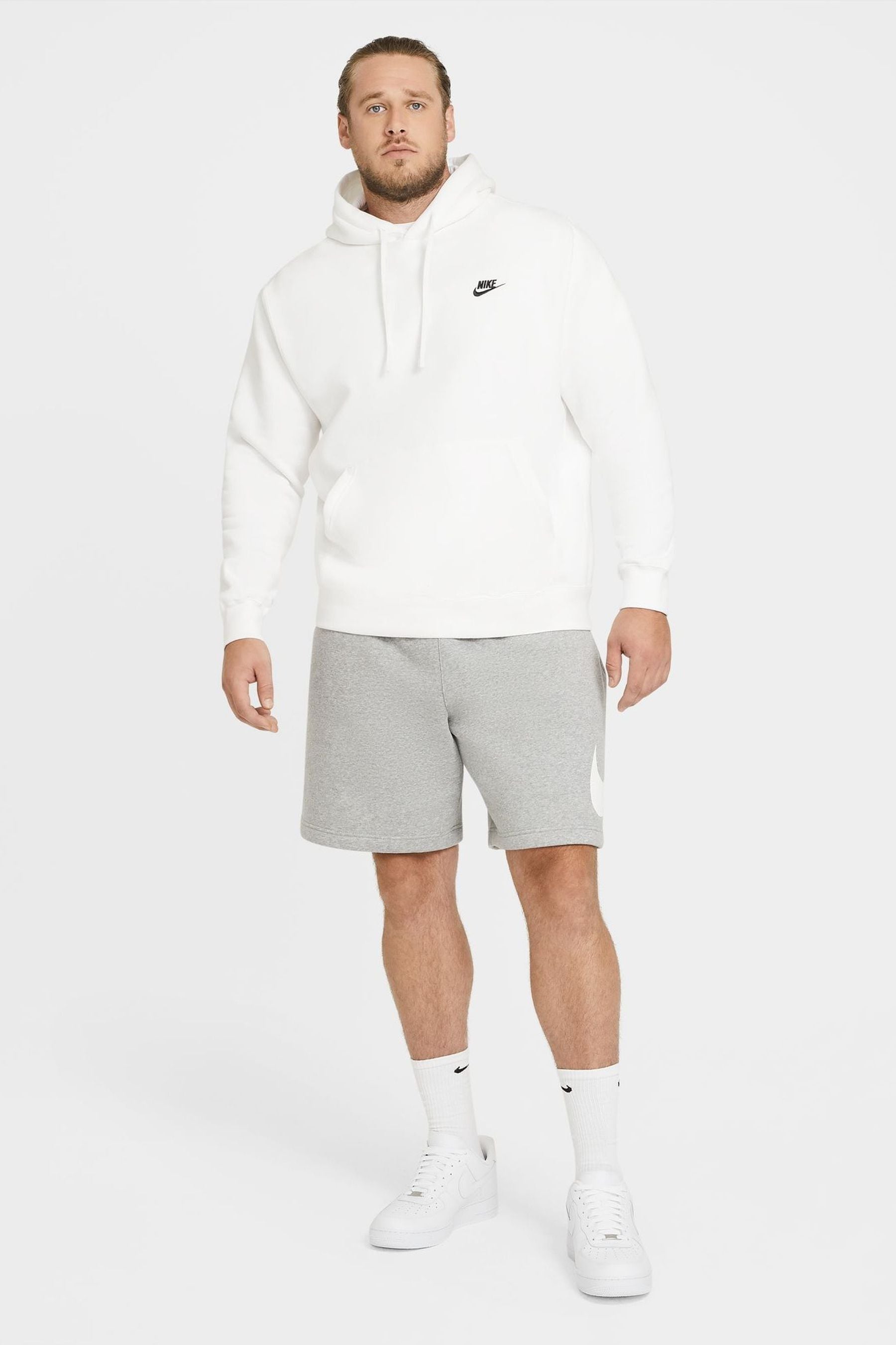 White sales pullover hoodie