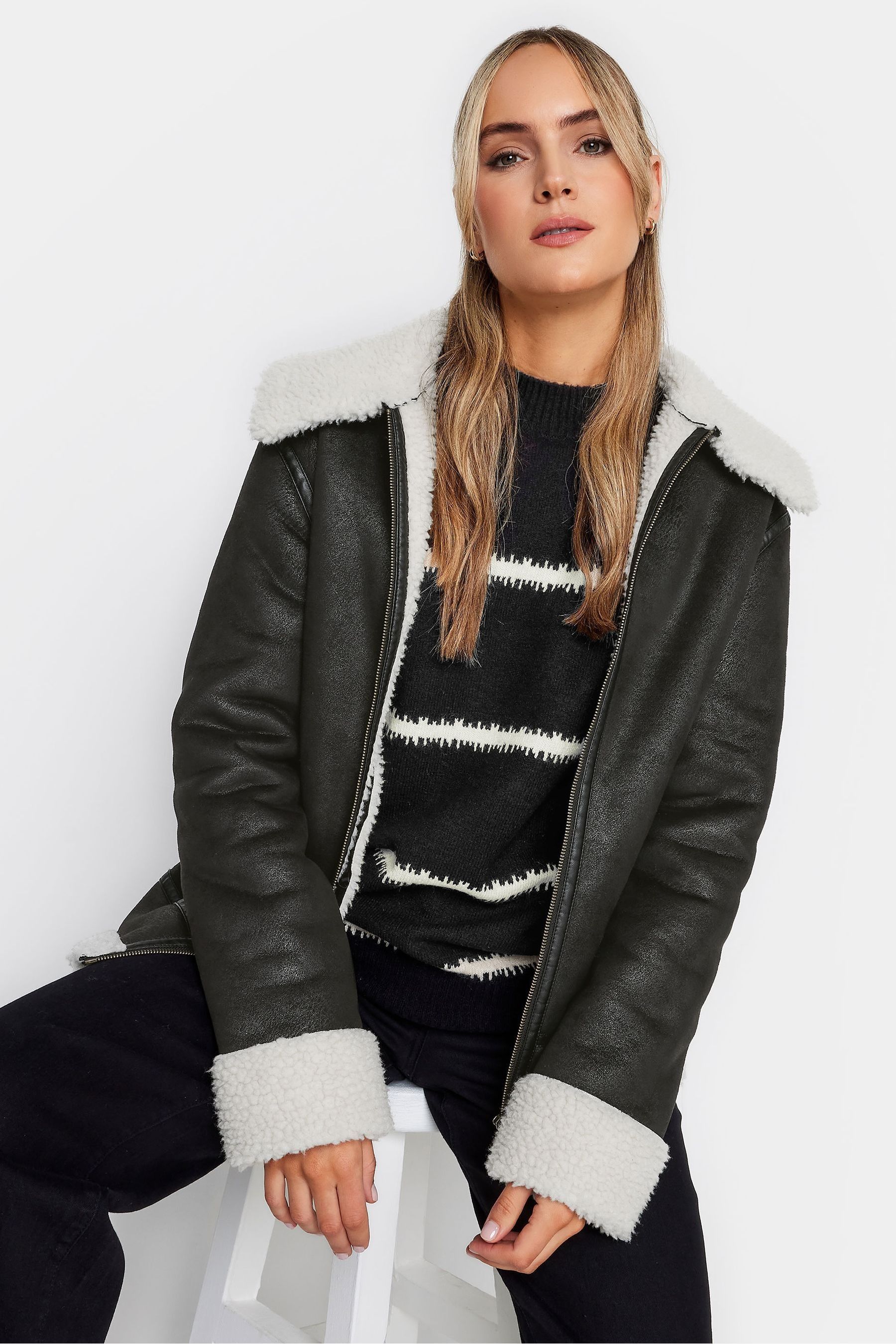 Tall discount borg jacket