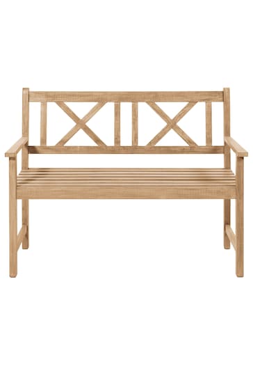 Pacific Natural Cambridge Outdoor 2 Seater Bench