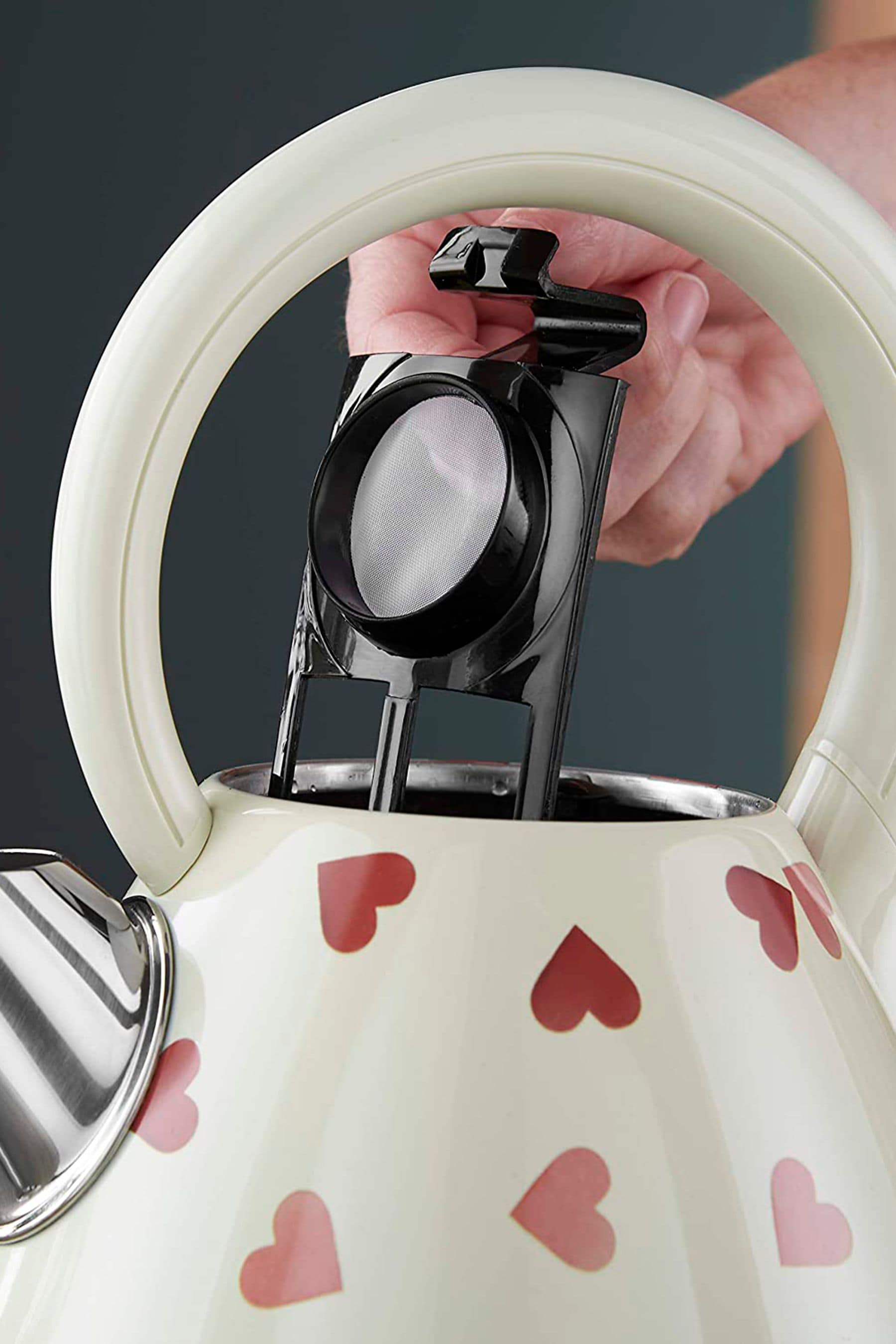 Buy Emma Bridgewater Cream Cream Kettle by Russell Hobbs from the