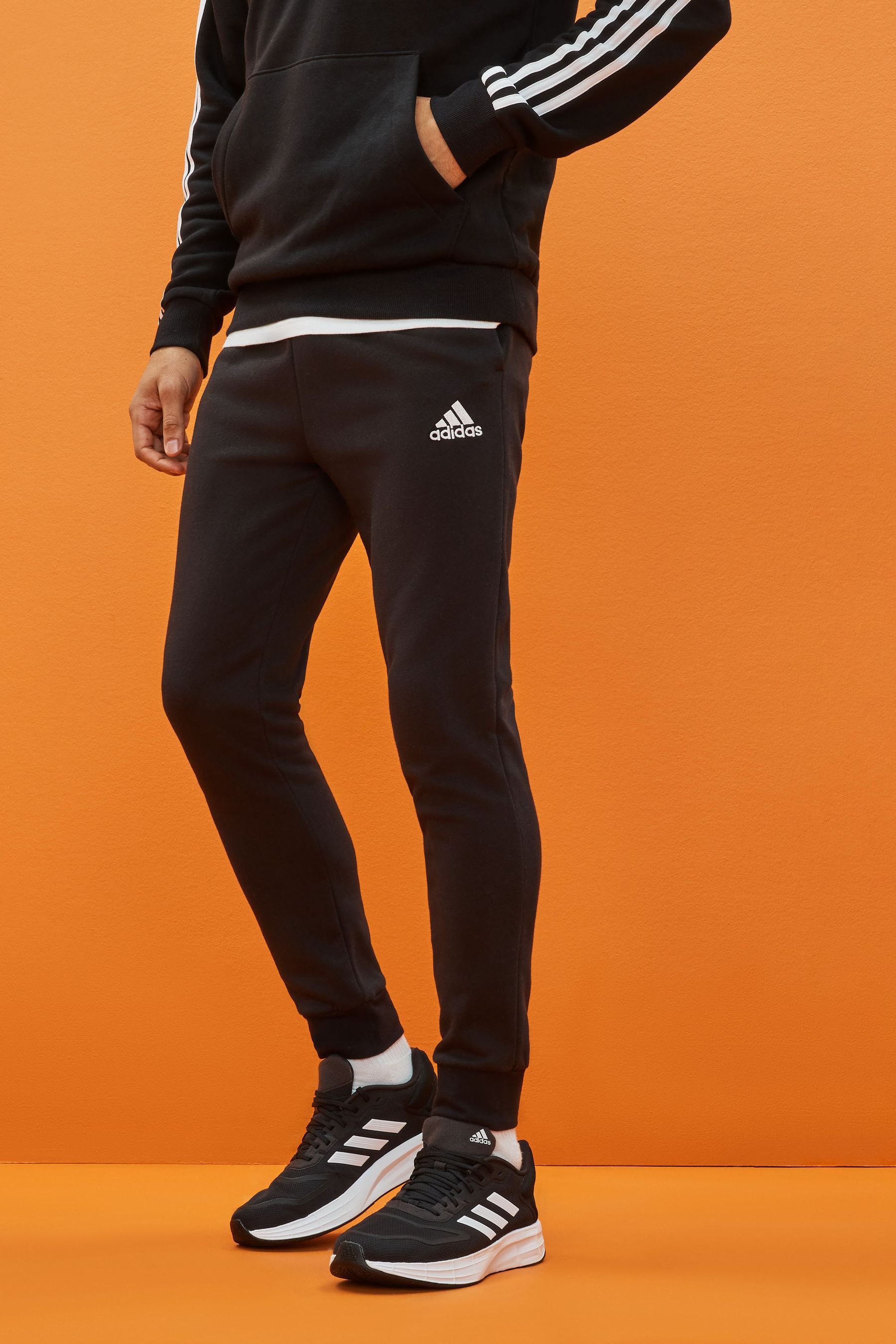 Adidas mens tapered joggers clearance