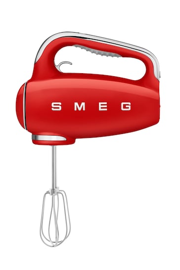 Smeg Red 50's Style Green Hand Mixer