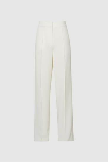 Reiss Cream Aleah Pull On Trousers