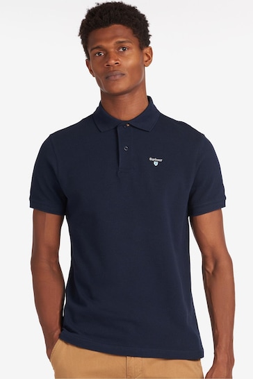 Buy Barbour® Blue Sports Polo Shirt from the Next UK online shop