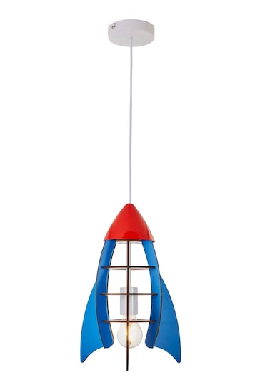 glow Yellow Rocket Ceiling Light Pendant