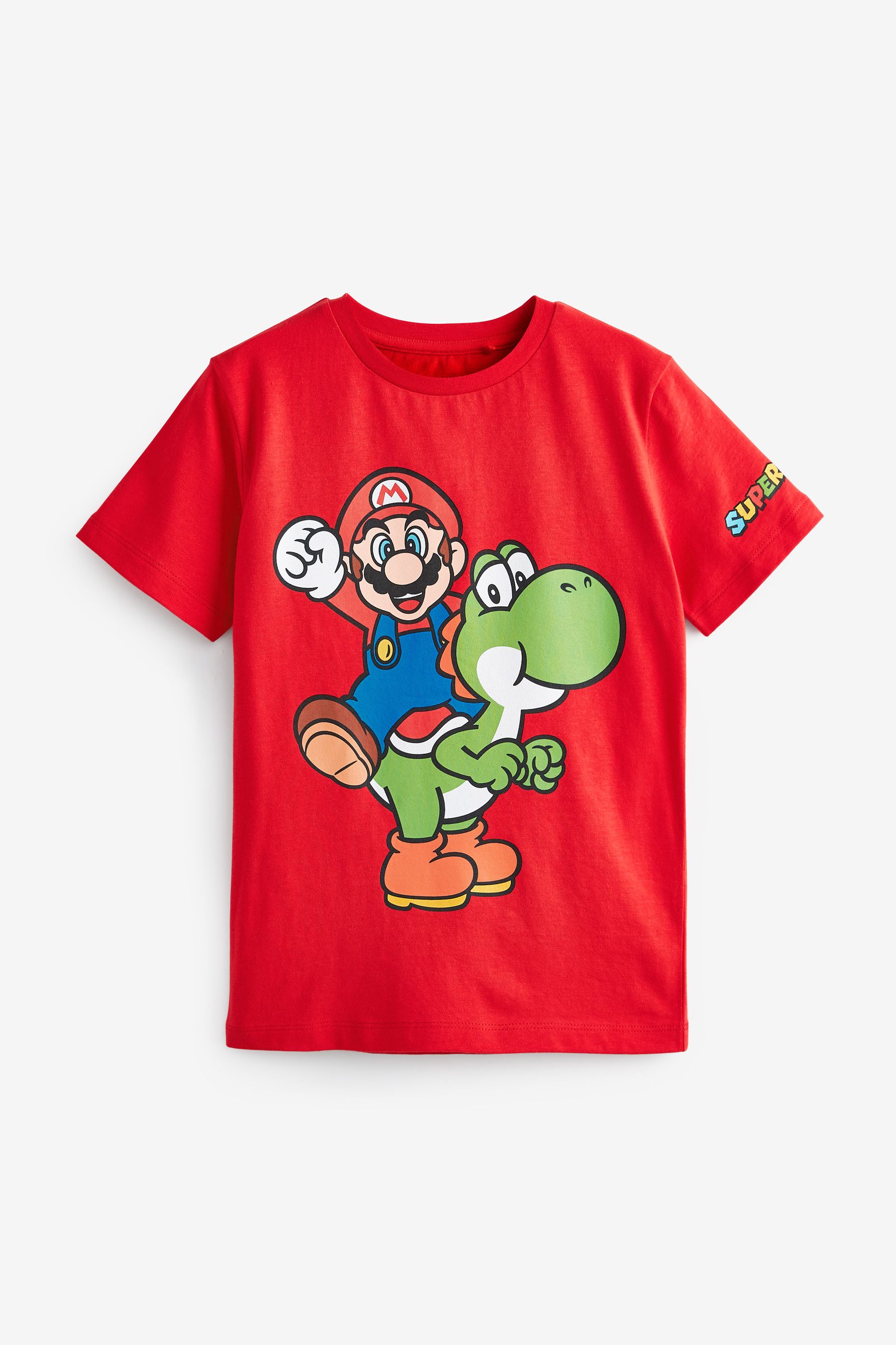 Mario And Yoshi Red Gaming T Shirt 3 16yrs