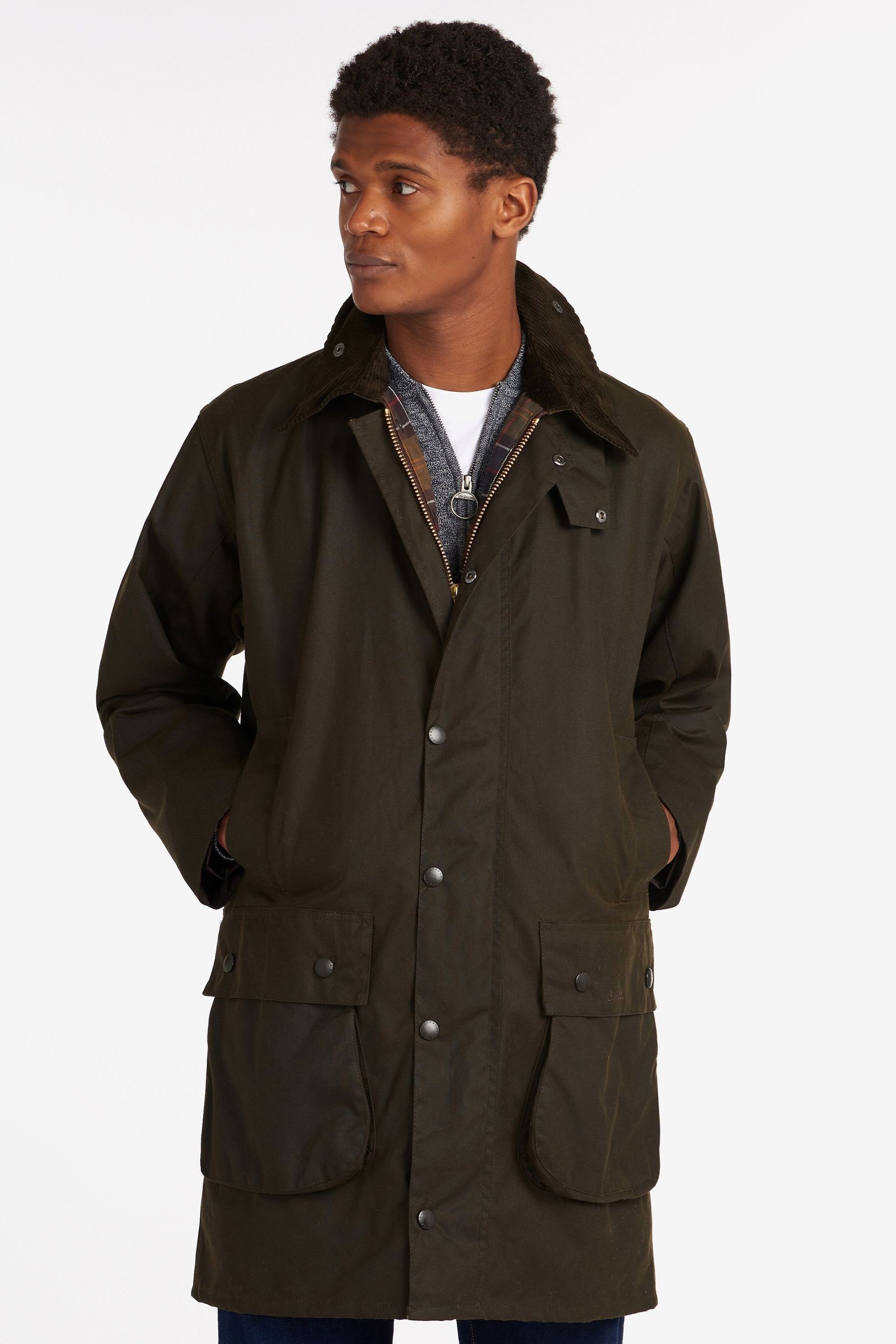 Buy Barbour Green Classic Northumbria Wax Jacket from the Next UK