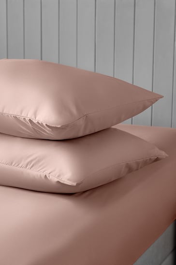 Silentnight Set of 2 Blush Pink Supersoft Pillowcases