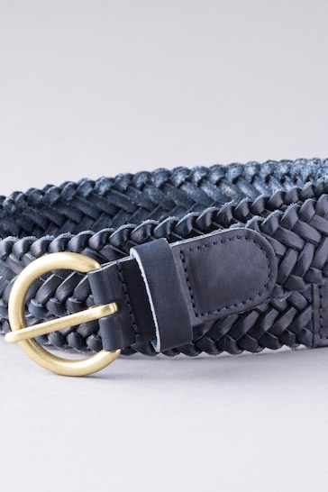 Lakeland Leather Waverton Leather Woven Belt