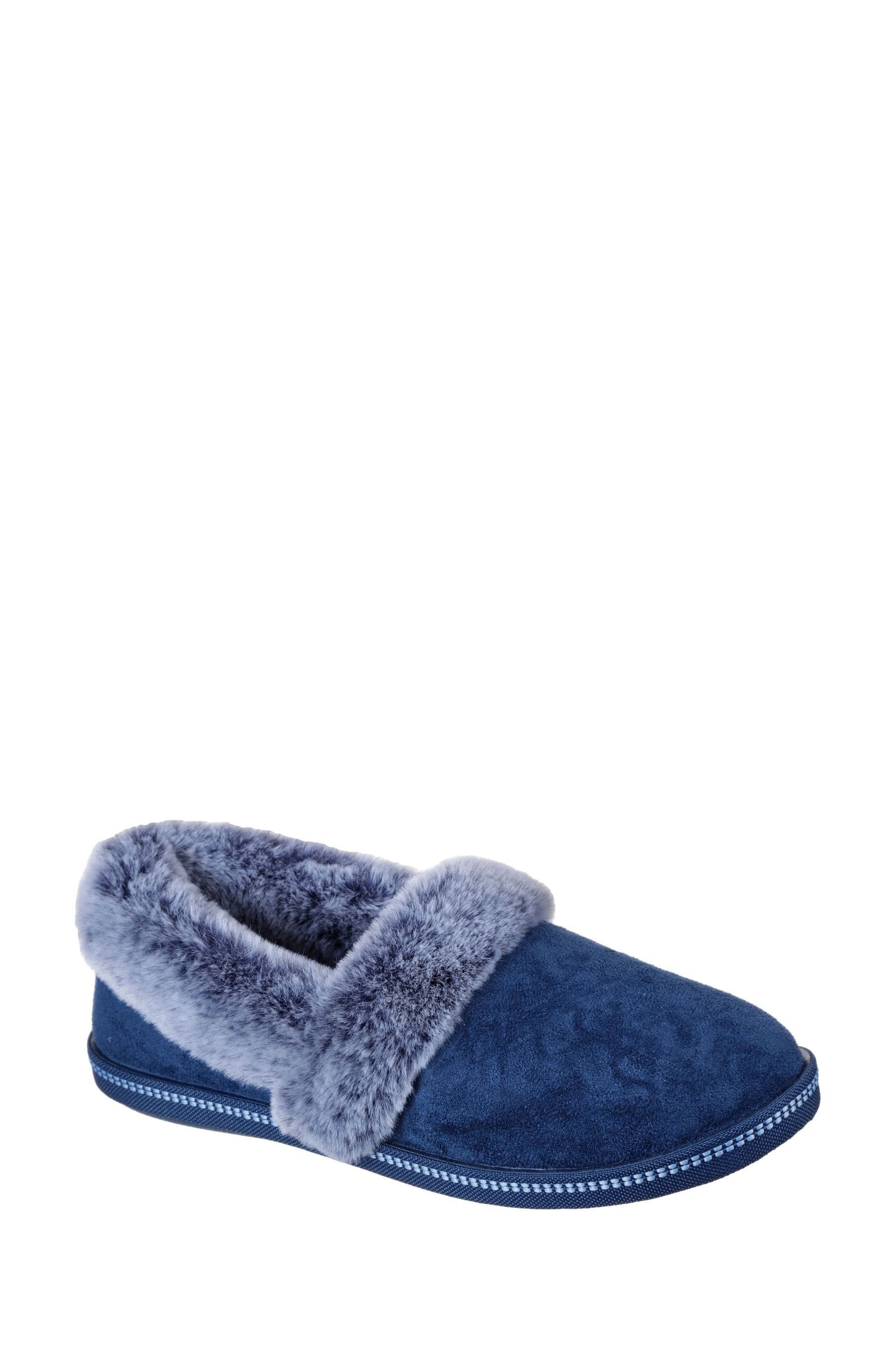 Skechers slippers hotsell womens blue