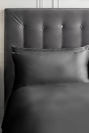 Silentnight Charcoal Grey Pure Cotton Pillowcases
