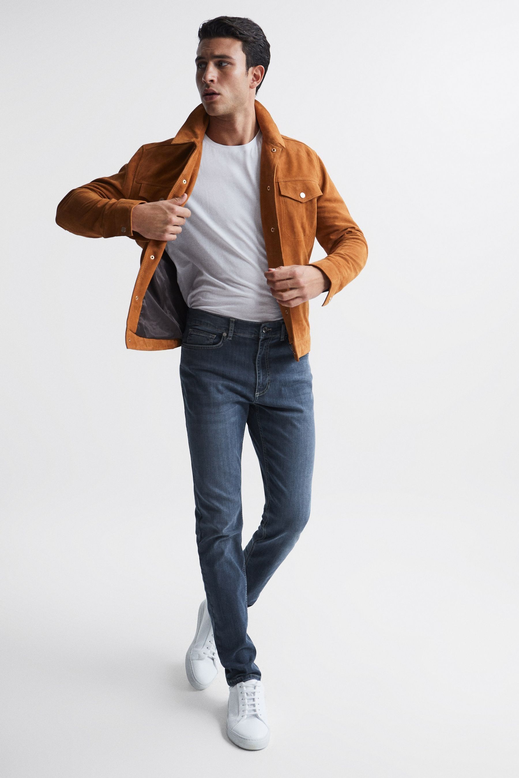 Indigo jeans mens outfit 2025