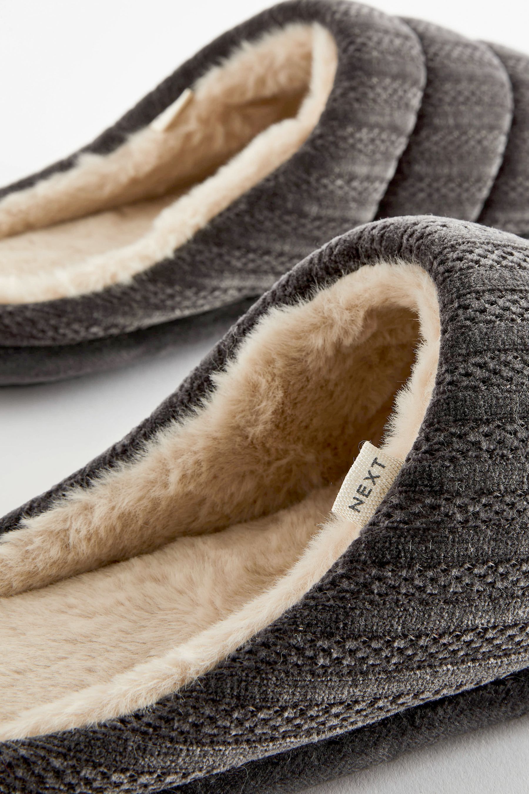 Grey slippers 2025 next